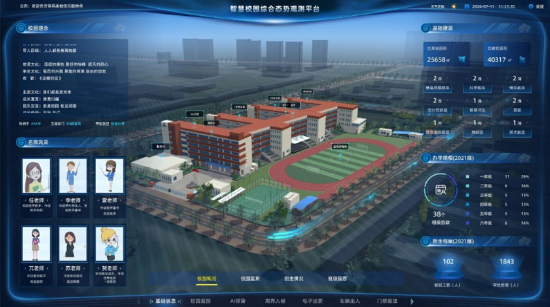 智慧校园-西安市长安区XX小学